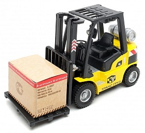 Инерционная машина металлическая «Погрузчик» свет, звук 1:43 (Технопарк, CT11-311sim)