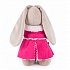 Мягкая игрушка – Зайка Ми в платье и розовой дубленке, малая, 25 см  - миниатюра №1