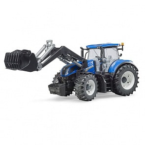 Трактор New Holland T7.315 с погрузчиком (Bruder, 03-121)