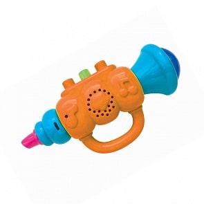 Детский музыкальный инструмент – Дудочка оранжевая, песенки и свет (Азбукварик, 28369-2)