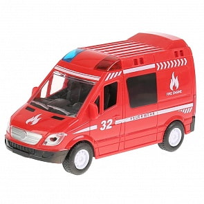 Пожарная машина инерционная, свет + звук (I278-H11019)