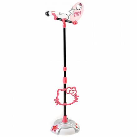 Микрофон на стойке Hello Kitty 