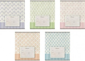 Тетрадь ученическая - Сухоцветы, 24 листа, клетка (Полиграфика, 37538)