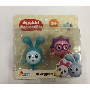 Фигурки из серии Малышарики: Крош и Ёж, на блистере (Играем вместе, F-34R)