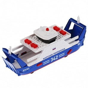 Пассажирский паром 17 см свет-звук подвижные детали (Технопарк, PROTO-17SL-OGBU)