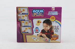 Набор для творчества Aqua pixels, 350 квадратных деталей - Забавные животные (1toy, Т13078)