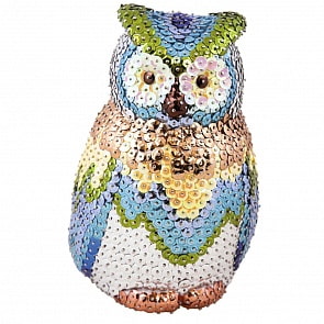 Мозаика из пайеток 3D Совушка (Волшебная мастерская, 3D-07)