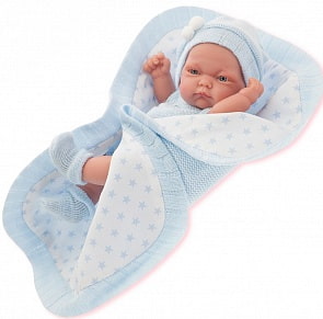 Кукла Карла в голубом, 26 см (Munecas Antonio, 4069B)