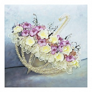 Мозаика из пайеток на холсте - Романтика дождя (Волшебная мастерская, МХ-13)