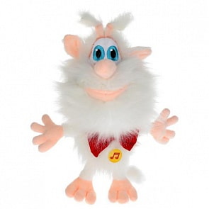 Игрушка мягкая Буба в галстуке-бабочке 20 см музыкальный чип (Мульти-Пульти, M9843-20H)