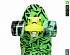 Скейтборд 12-13 Penny board RT 22 Print Green Elka, green/mix  - миниатюра №2