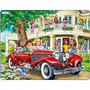 Пазл – Кабриолет, 40 деталей (Larsen, US35k) 