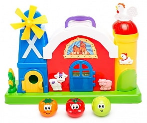 Интерактивная развивающая игрушка Ферма с мельницей Kiddieland, KID 051672