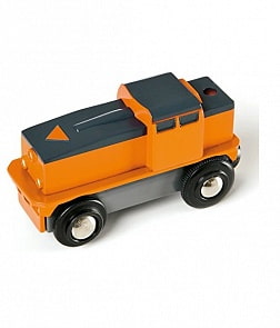 Поезд-стрела на батарейках, движется вперед, размер 15 х 5 х 10 см. (Brio, 33215)