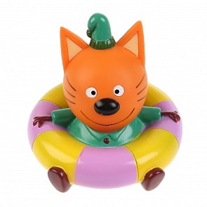 Игрушка пластизоль для ванны Три Кота - Компот на круге (Капитошка, LXMKOM-02TC)