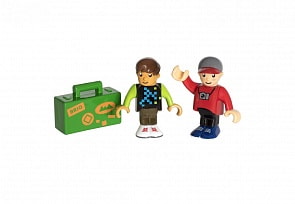 Набор из 2- х фигурок пассажиров и чемодана (Brio, 33823)