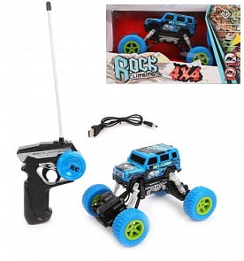 Машина р/у на аккумуляторе, 4 канала, свет, USB шнур (Наша Игрушка, 6149T) (ассортимент)