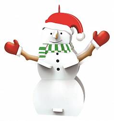 3D пазл - Снеговик (IQ 3D Puzzle, 17008) - миниатюра