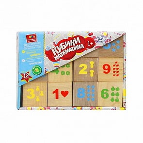 Кубики – Математика, неокрашенные, 12 шт (Alatoys, КБМ1200) Кубики – Математика, неокрашенные, 12 шт (Alatoys, КБМ1200)