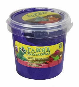 Кинетическая глина, фиолетовая, 200 г (1toy, Т11355а)