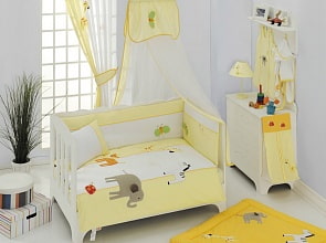 Комплект из 4-ти предметов серии - My Animals, yellow (Kidboo, 00-0012973)