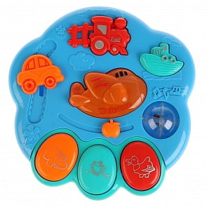 Обучающее пианино-погремушка, со стихами М. Дружининой, учим транспорт, потешки, песни (Умка, B1572365-R)