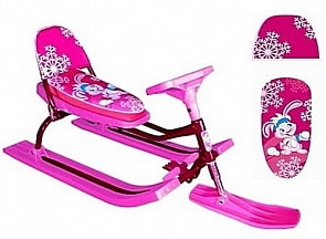 Снегокат «Animal Kids Забава» со складной спинкой (RT, 5019RT)