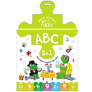Мягкий фигурный пазл. АВС. Английский алфавит (Malamalama, 68047)