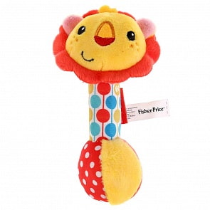 Погремушка с пищалкой Fisher Price - Лев (Умка, GH73150)