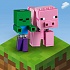 Конструктор Lego Minecraft Большие фигурки Свинья и Зомби-ребёнок  - миниатюра №4