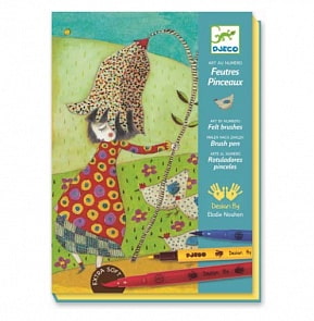 Раскраска - С цветами (Djeco, 08640k)