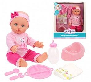 Пупс функциональный, 30 см - Приучаемся к горшку (Mary Poppins, 451285)