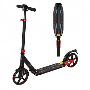 Двухколесный самокат X-Match, 20 см PU, 2 амортизатора, замок (X-Match, 641378)