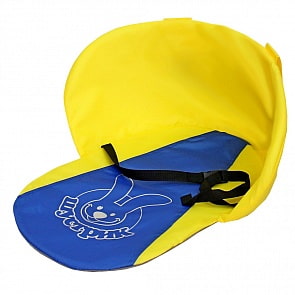 Утеплитель для санок универсальный с ремешком из сери Шустрик, жёлтый (Барс, 7018RT)