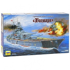 Модель сборная - Корабль. Линкор Бисмарк (Звезда, 9015з)