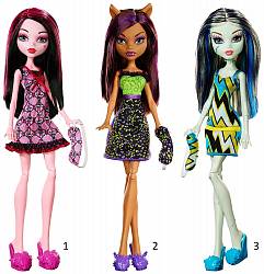 Кукла Monster High пижамная вечеринка (Mattel, DPC40) - миниатюра