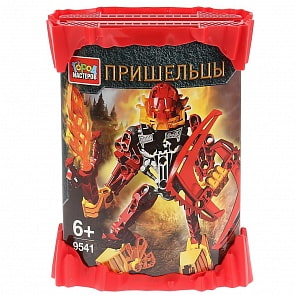 Конструктор - Пришелец, с аксессуарами, 14 деталей в банке (Город мастеров, 9541-BL)