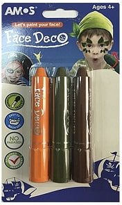 Грим-мелки - Робин-Гуд, 3 цвета (Amos, 22831)