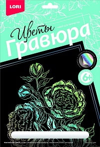 Гравюра Пионы большая (Lori, Гр-592)