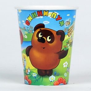 Набор из 6-и стаканчиков - Винни Пух (Веселый праздник, ST-VP-06sim)