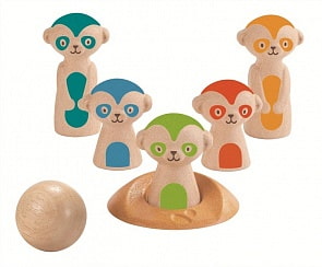 Игровой набор – Боулинг. Сурикаты (Plan Toys, 5199k)