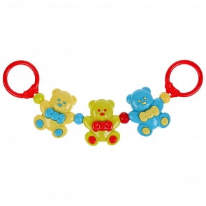 Погремушка-растяжка Медвежата (Умка, B384283-R1)
