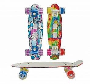 Скейт Navigator, полиуретановые колеса, свет (Navigator, Т59496)