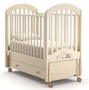 Детская кроватка – Nuovita Grano swing, продольный. Avorio/Слоновая кость (Nuovita, GRAS_060)