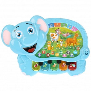 Обучающий планшет-пианино 100 песен, загадок и звуков, световые эффекты (Умка, HT803-R)