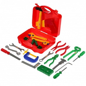 Набор строительных инструментов - Hot Wheels в чемодане (Играем вместе, 1706K1237-R3)