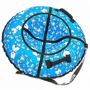 Санки надувные - Тюбинг, собачки на голубом, диаметр 118 см (RT, 6721RT)