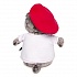 Мягкая игрушка - Басик в футболке с принтом Плюшевая революция, 22 см.  - миниатюра №3