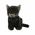 Мягкая игрушка Детеныш ягуара черный, 17 см  - миниатюра №1