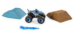 Игровой набор с машинкой и кинетическим песком Monster Jam - Монстр Джем Megladon (Spin Master, 6045198-MEG)